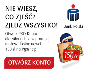 Konto dla Młodych z voucherem do Pyszne.pl 150zł